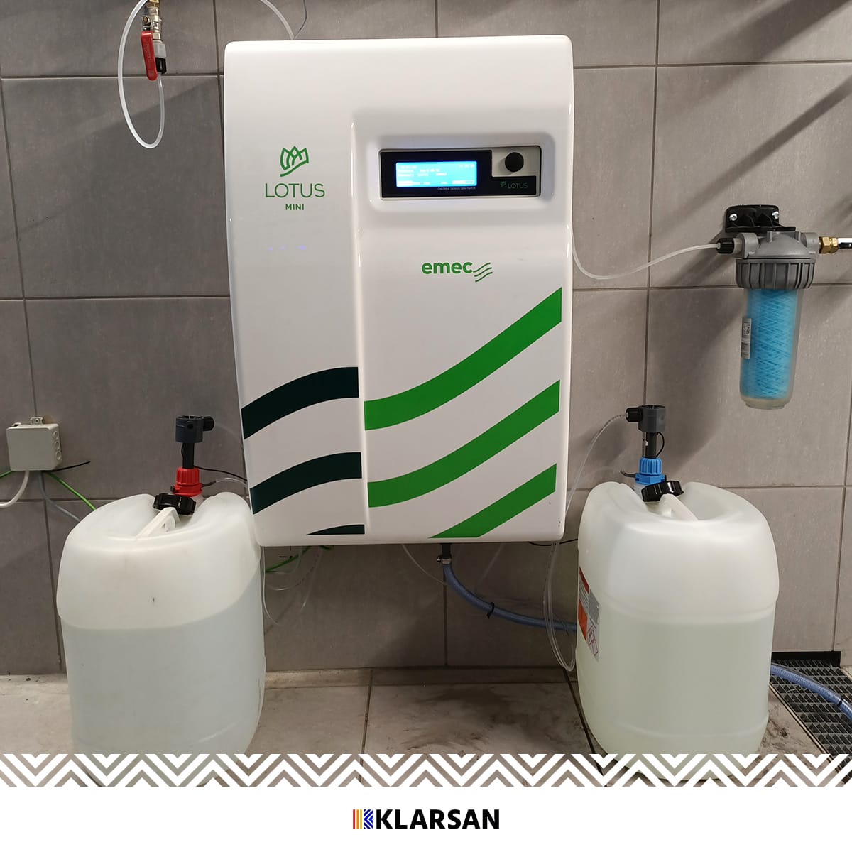 Generator ClO₂ o wydajności 20 gramów na godzinę w instalacji szpitalnej